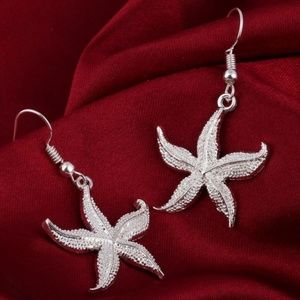 3 for $20.00 Sterling Silver Starfish Earrings